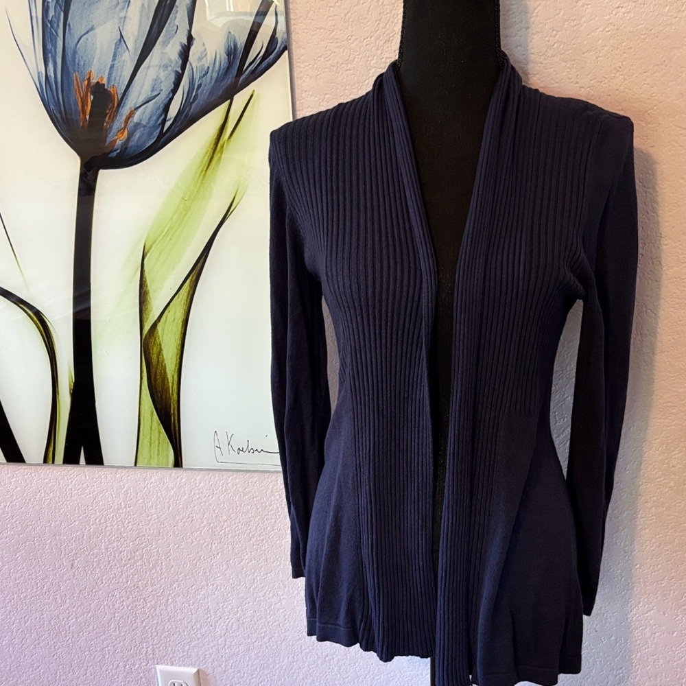 Women’s blue cardigan size large